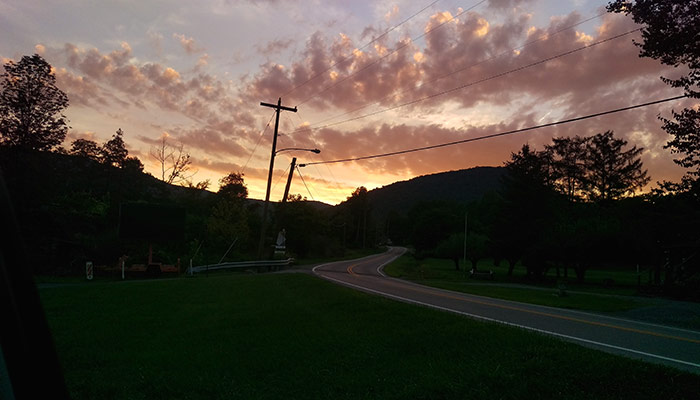 Sunset In Sinnemahoning, PA